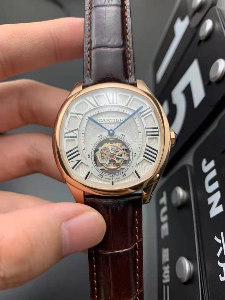 Drive de Cartier Flying Tourbillon réplica reloj W4100013
